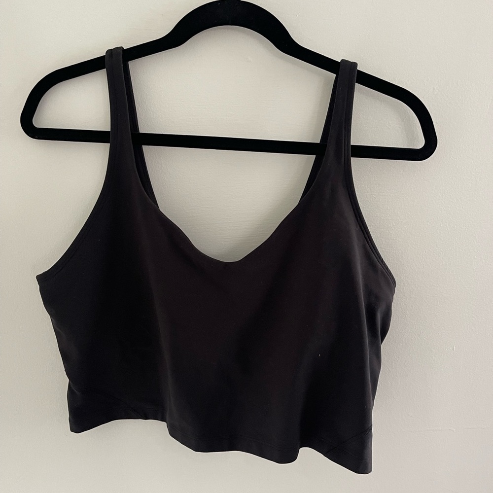 Black lululemon align tank top